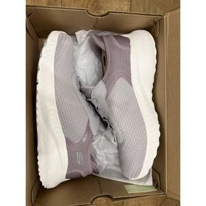 NIB Women's Skechers BOBS Sport Squad Chaos Tie Lavender Purple Size 8.5